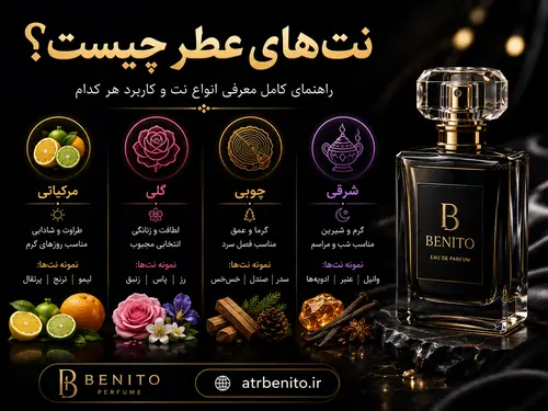 نت‌های عطر چیست؟ راهنمای کامل معرفی انواع نت و کاربرد هر کدام