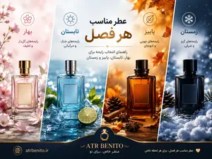 عطر مناسب هر فصل چیست؟ راهنمای انتخاب رایحه برای بهار، تابستان، پاییز و زمستان